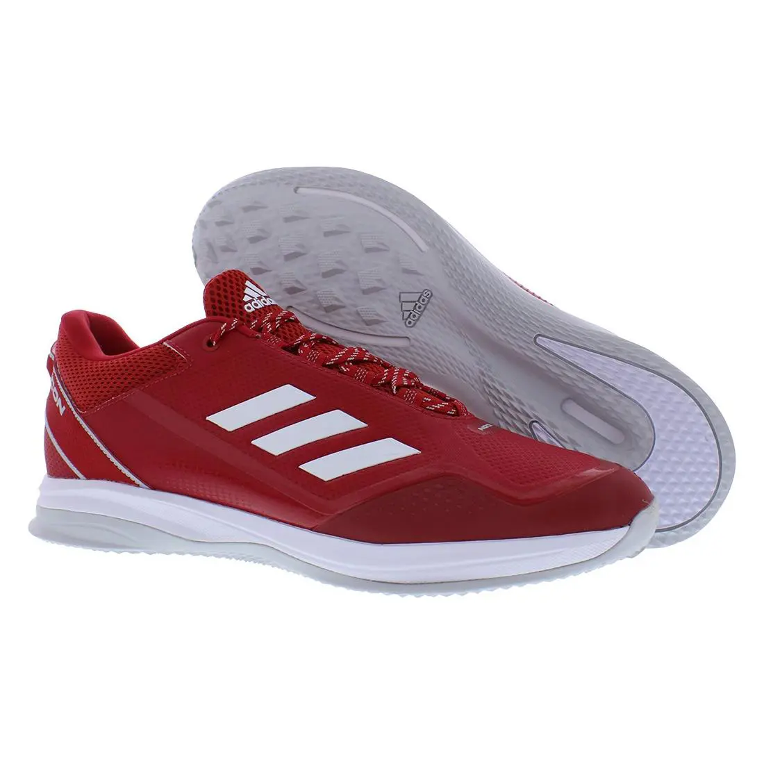 Adidas Icon 7 Turf Mens Shoes Size 14 Color: Team Power Red/footwear - Team Power Red/Footwear White/Silver Metallic, Main: Red