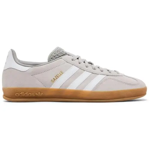 Adidas Gazelle Indoor Gray/white JQ0176 Men`s Size 12