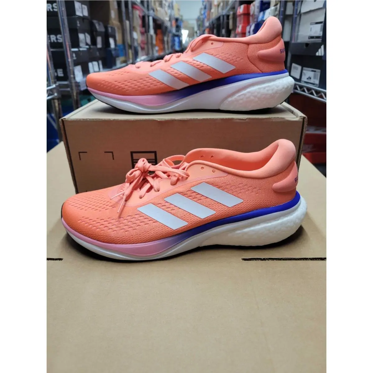 Adidas Women’s Supernova 2 Running Shoes Coral Fusion Size 11 B