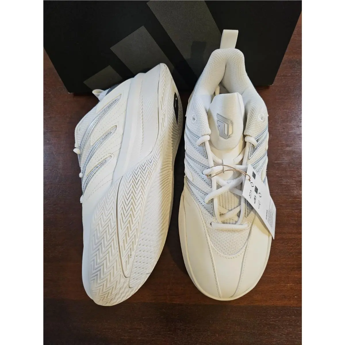 Adidas shoes - adidas Dame Certified 3 - Dame Certified - IH8468 - White Silver 3