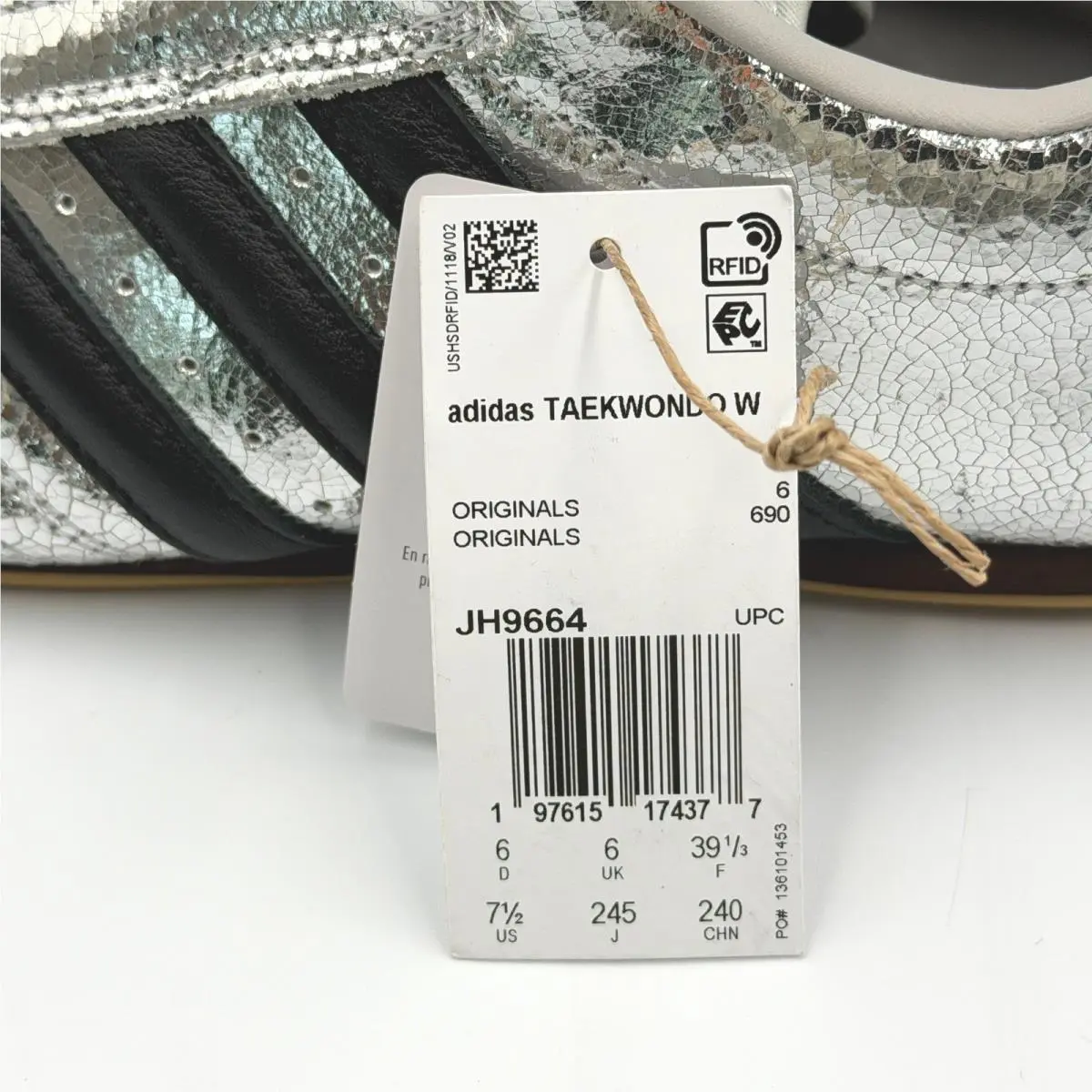 Adidas shoes - adidas Taekwondo W - Taekwondo - JH9664 - Silver (UPC: 197615174377) 8