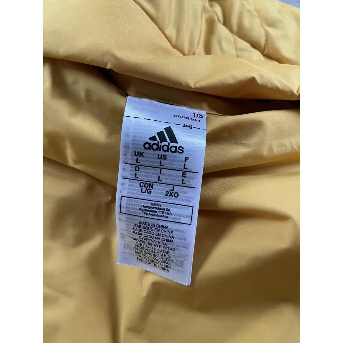 Adidas clothing - 2020 Men Sherpa Reversible Athletic Track Top Casual Jersey - GF0053 - Dark-gray, Yellow (UPC: 0191980091758) 9