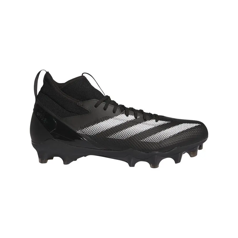 Adidas Adizero Impact Football Cleats Core Black White Shoes IE9661 Men’s Size 8