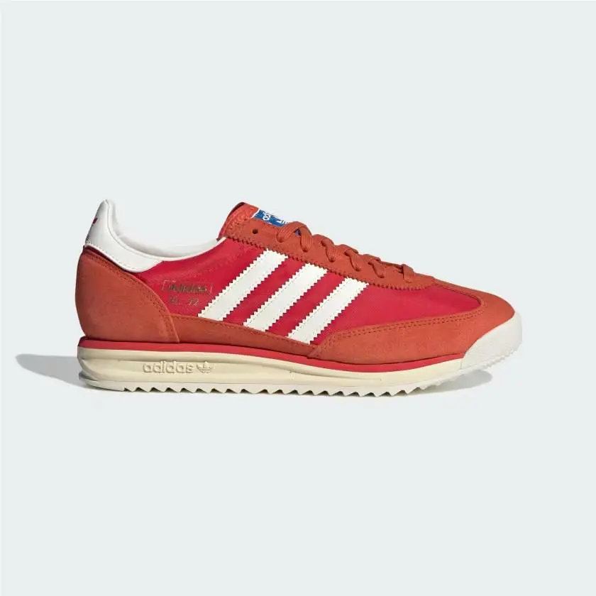 Adidas SL 72 RS Mens Fashion Trainers in Red White Preloved Redcore Size 8.5