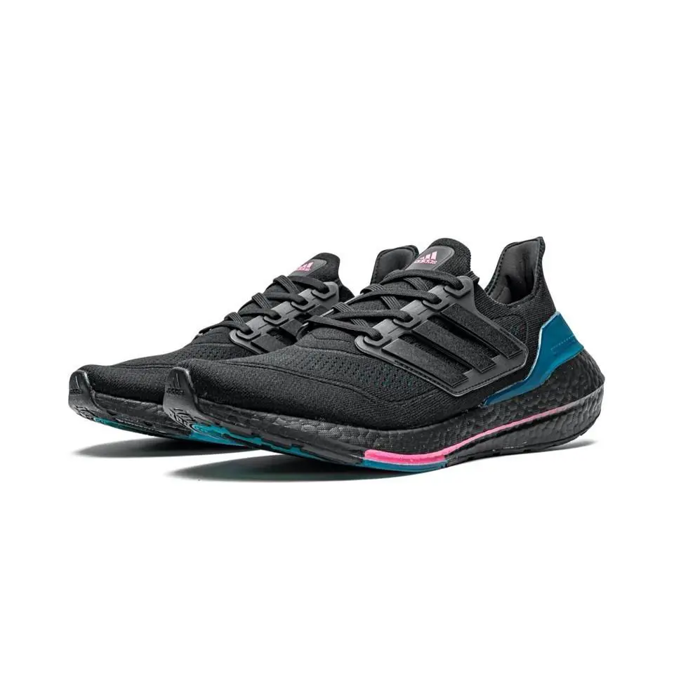 Adidas shoes Ultraboost - Black Active Teal Miami Nights - U80 - FZ1921 2