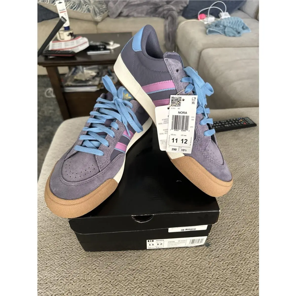 Mens Adidas Nora Shoe Preloved Violet / Preloved Purple/ Gold Metallic