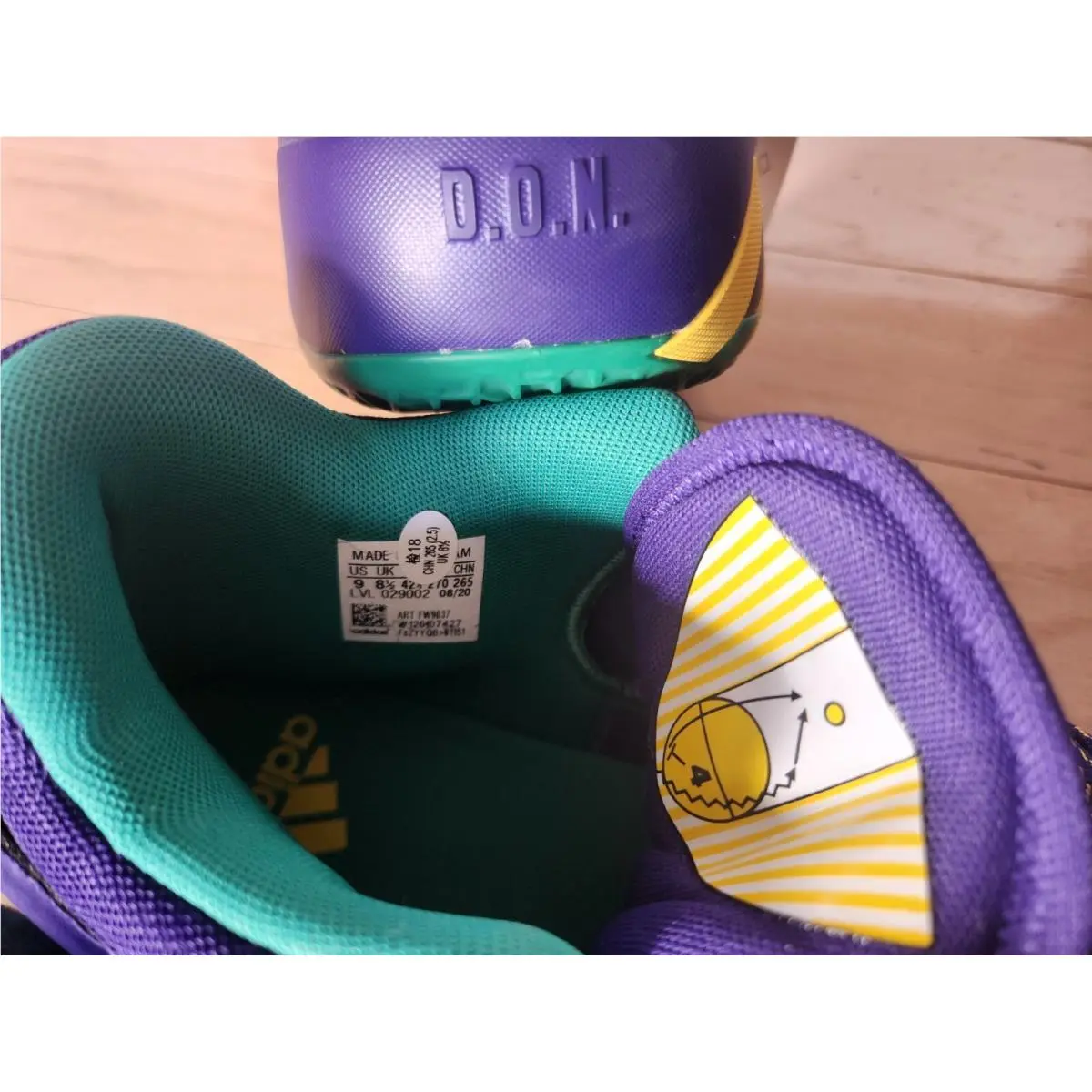 Adidas shoes - Donovan Mitchell Issue 3 - Donovan Mitchell Issue - FW9037 - Purple (UPC: 191532717174) 11