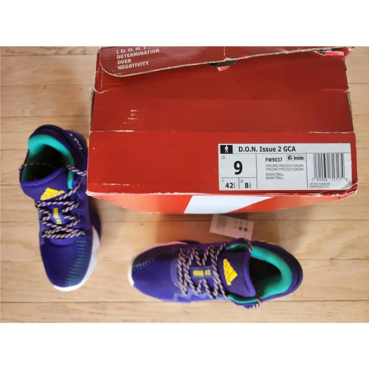 Adidas shoes - Donovan Mitchell Issue 3 - Donovan Mitchell Issue - FW9037 - Purple (UPC: 191532717174) 12