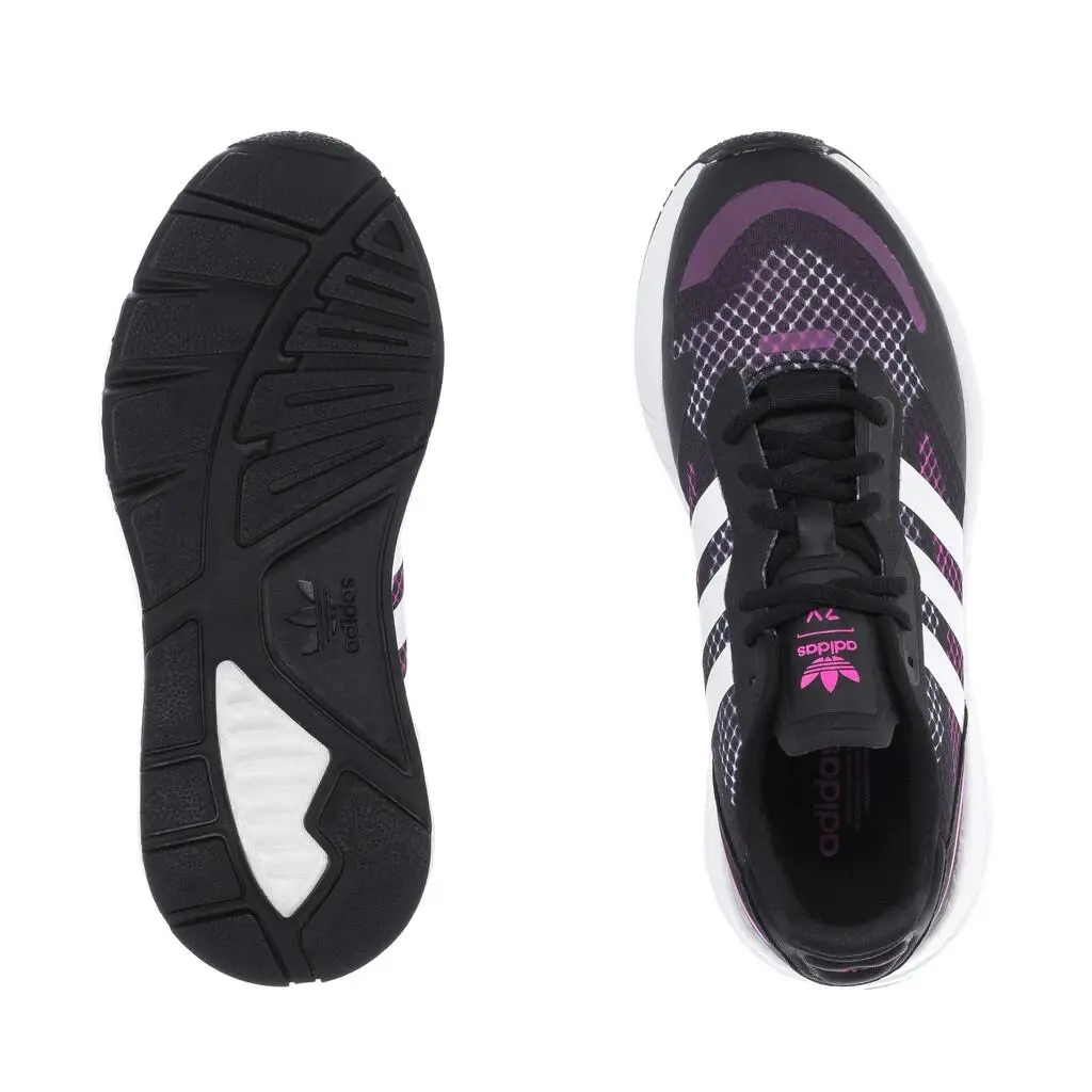 Adidas shoes - adidas ZX 1K - Black/White/Screaming Pink - U45 - FY6082 3
