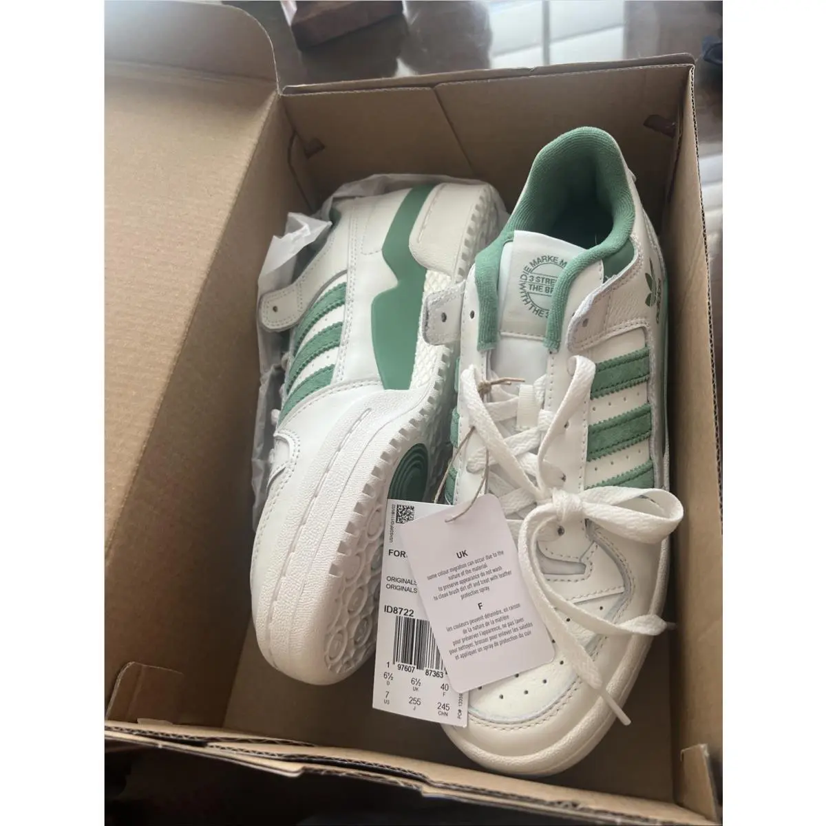 Adidas Forum Low CL J Youth ID6861 US Size 7 UK 6.5