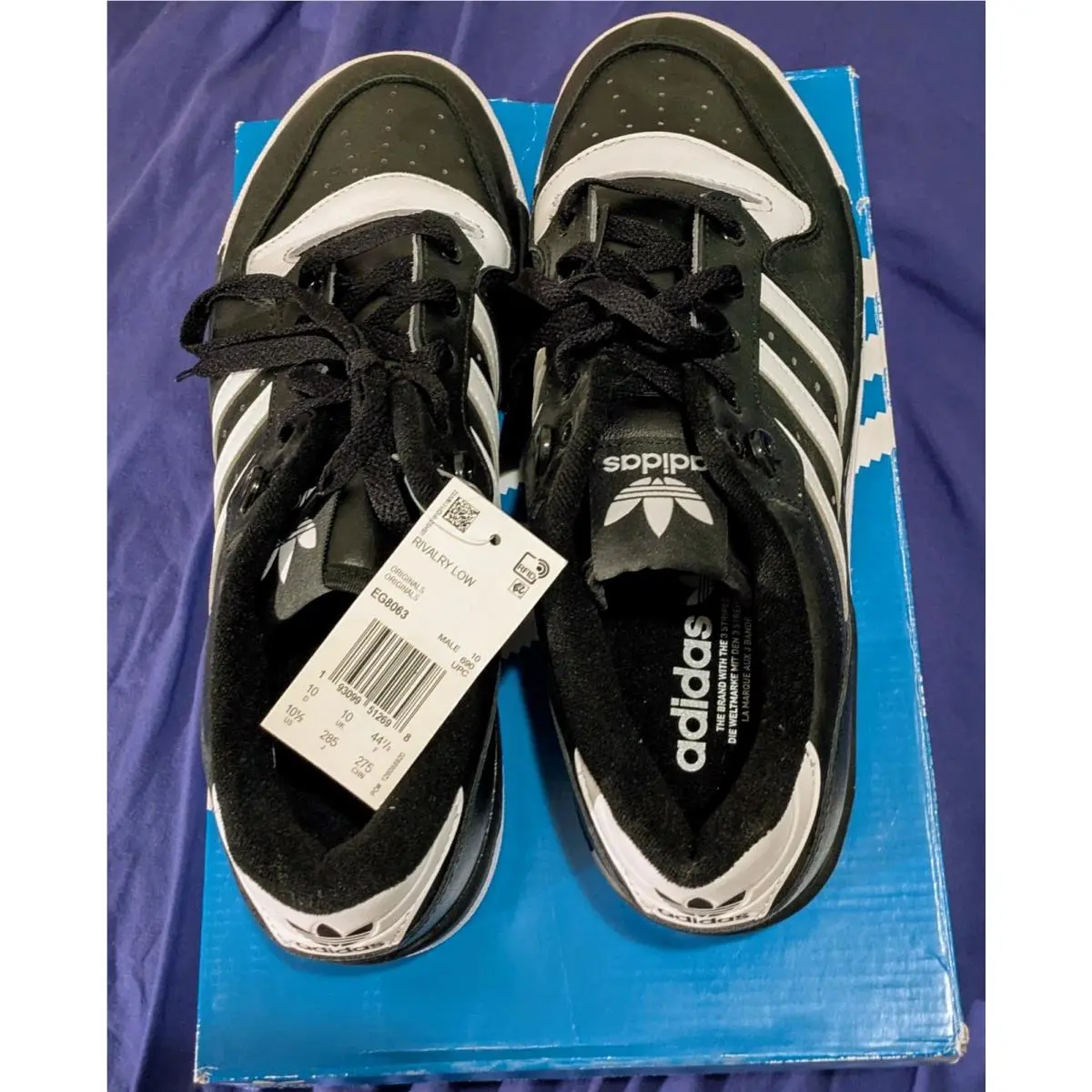 Adidas shoes - adidas Rivalry - Rivalry - EG8063 - Black 3