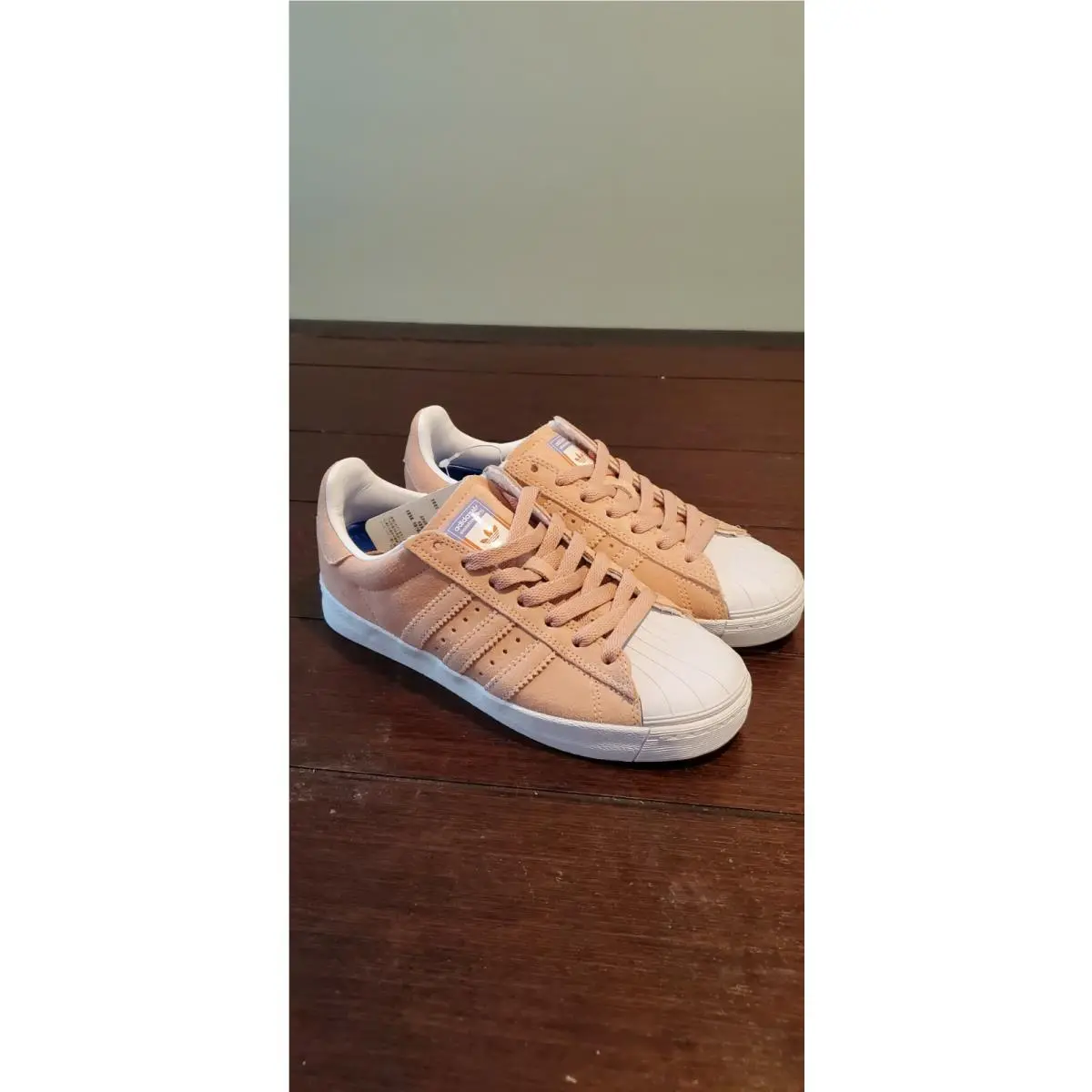Adidas Superstar Vulc Adv Pastel Pink Size 4 Skateboarding