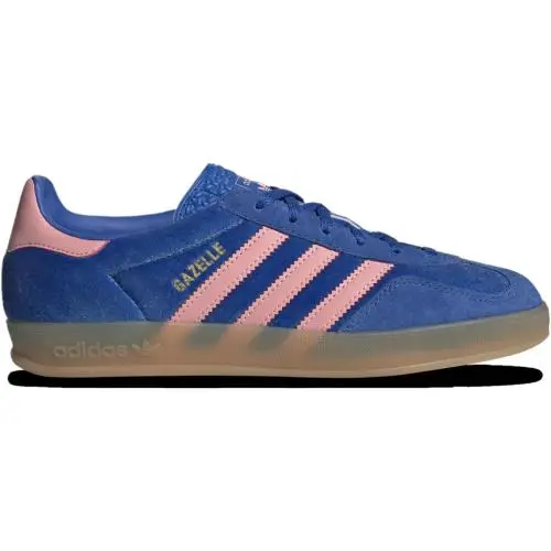 Originals Gazelle Indoor Women`s Size 8.5 Sneaker Blue/pink IG6785 by Adidas
