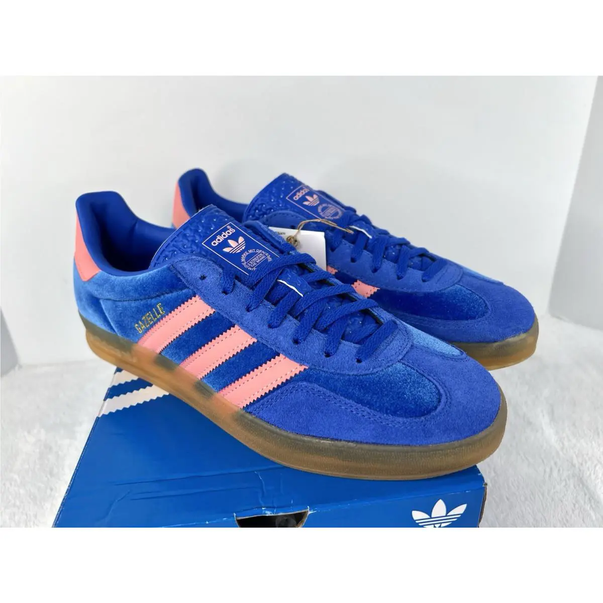 Adidas shoes - adidas Gazelle - Gazelle - Ig6785 - Blue, Pink (UPC: 0196477697277) 3