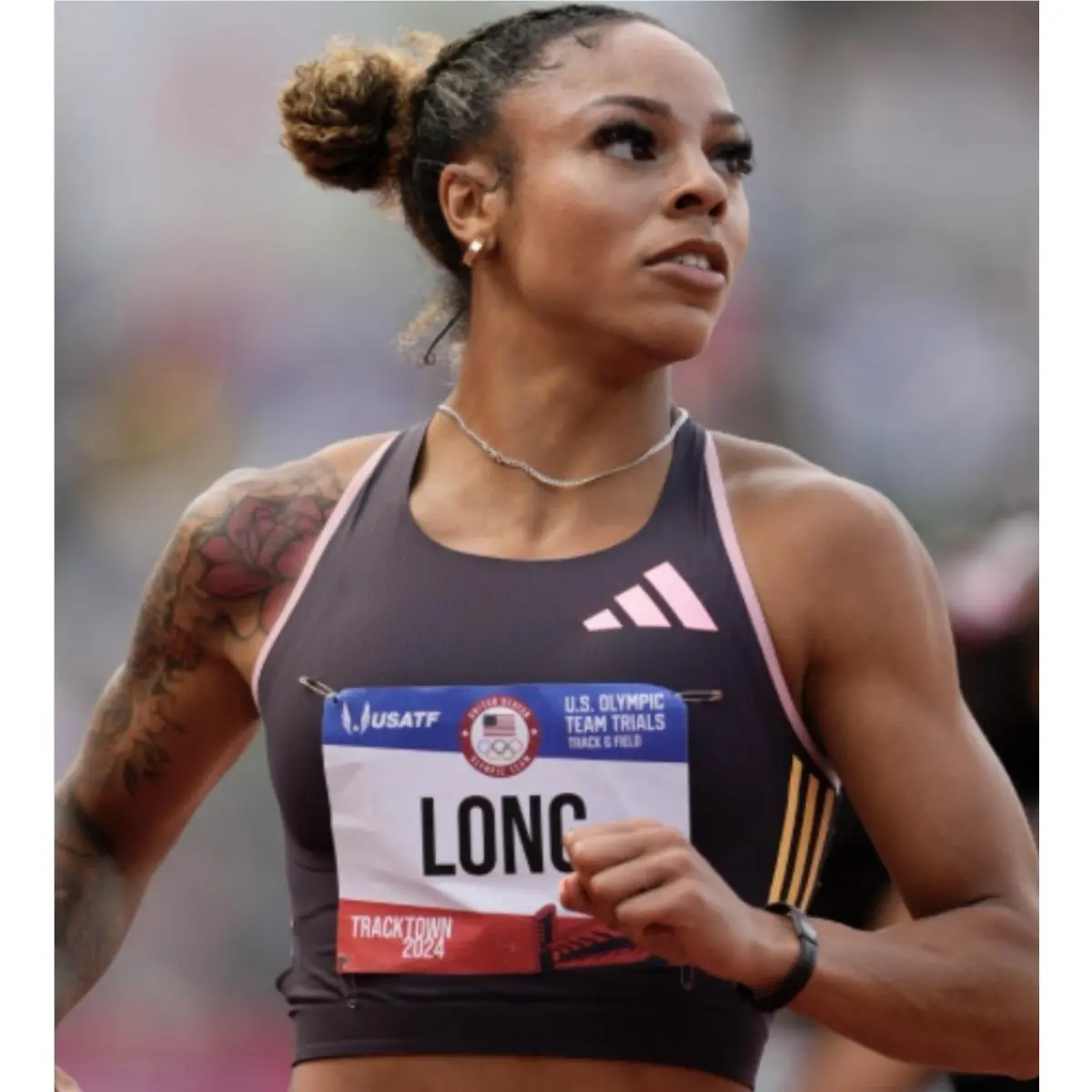 Mckenzie Adidas XS Promo Crop Top Pro Elite Track and Field Olympic Adizero