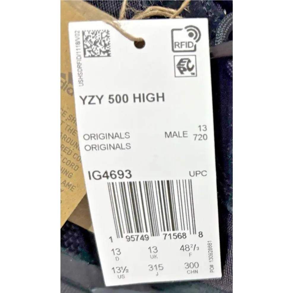 Adidas shoes - adidas Yeezy 500 - Yeezy - IG4693 - Black, Manufacturer: Utility Black/Utility Black/Utility Black 5