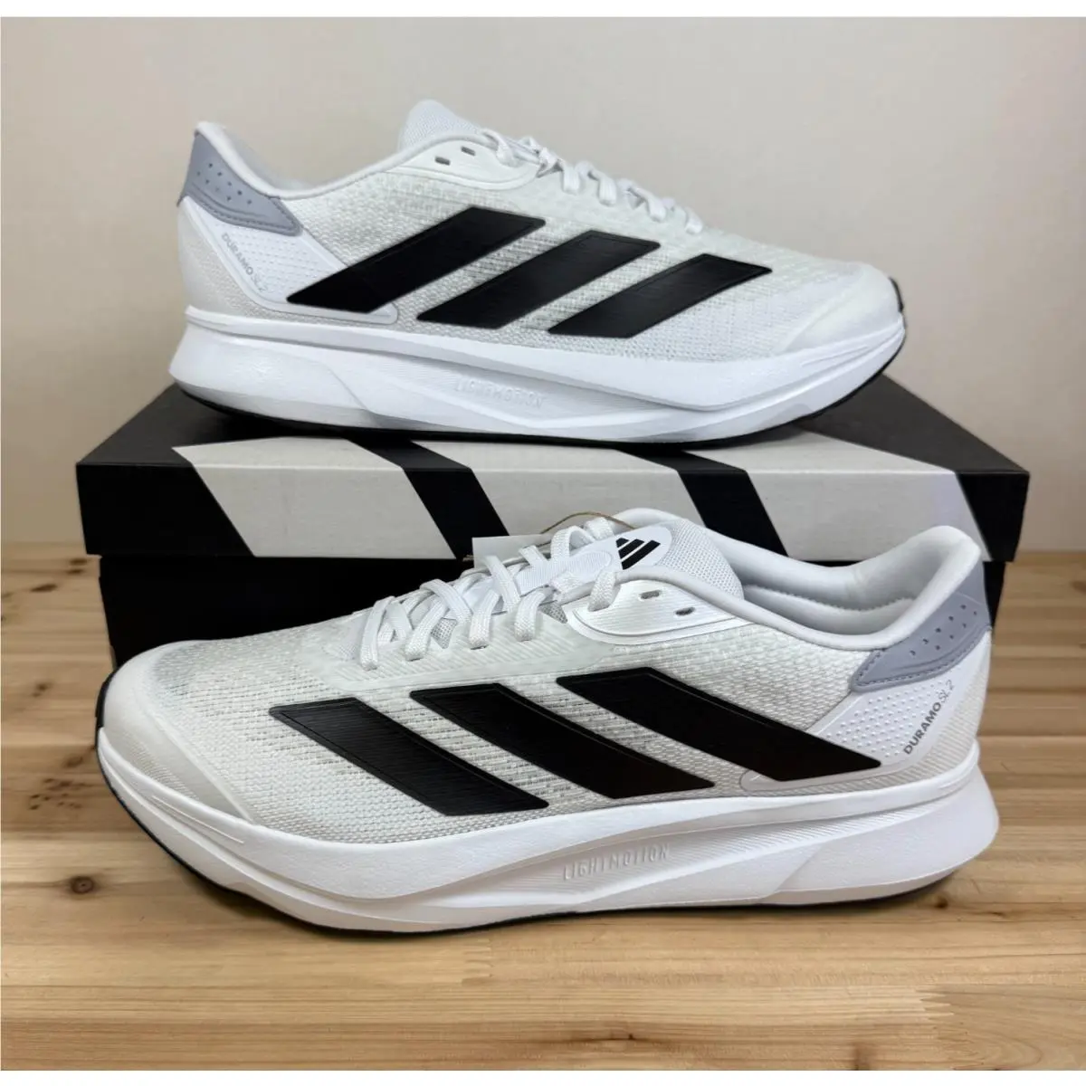 Duramo SL2 Running Shoes Mens 12 IH8215 Cloud White Black Grey by Adidas