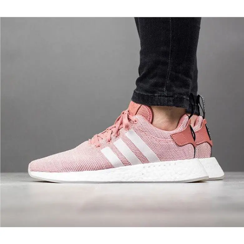 Adidas NMD_R2 W Low Running Trainers Sneakers Women Shoes Ash Pink Size 10.5