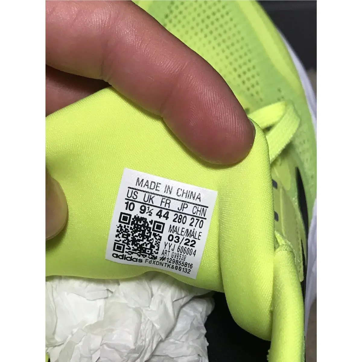 Adidas shoes - adidas Adistar CS - Adistar - GV9538 - Yellow 9