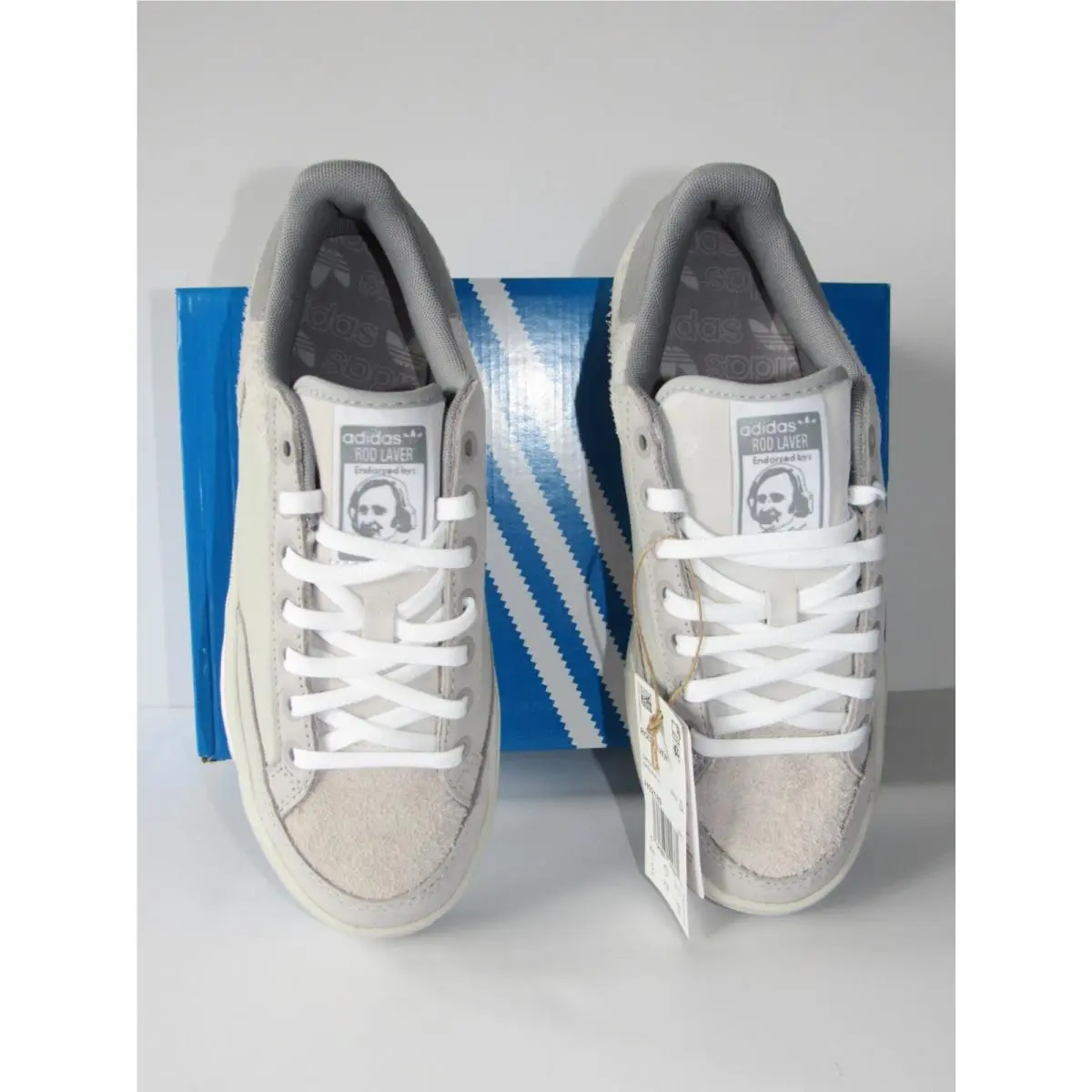 Adidas shoes - adidas Rod Laver - Rod Laver - H02189 - Gray (UPC: 191985512371) 8