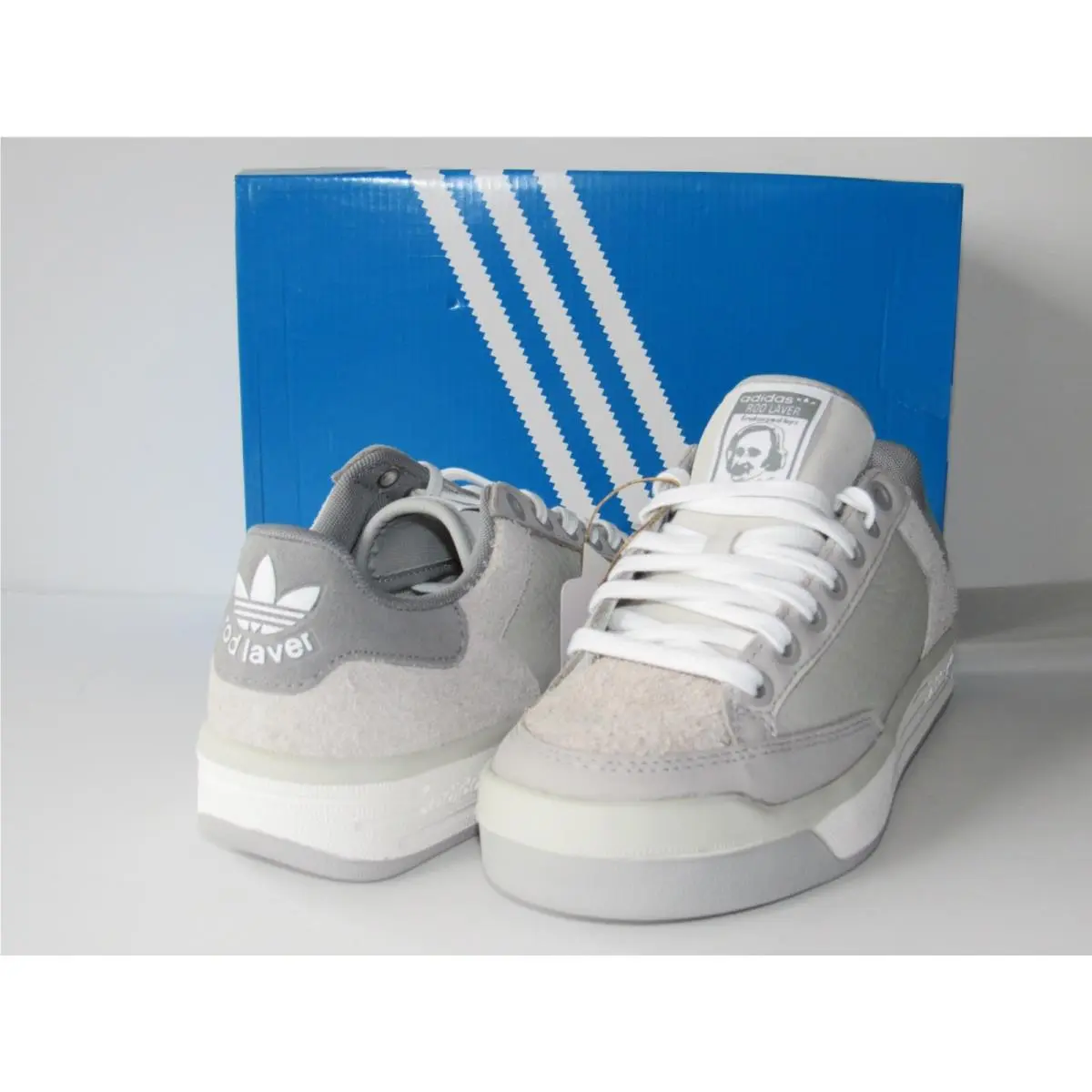 Adidas shoes - adidas Rod Laver - Rod Laver - H02189 - Gray (UPC: 191985512371) 14