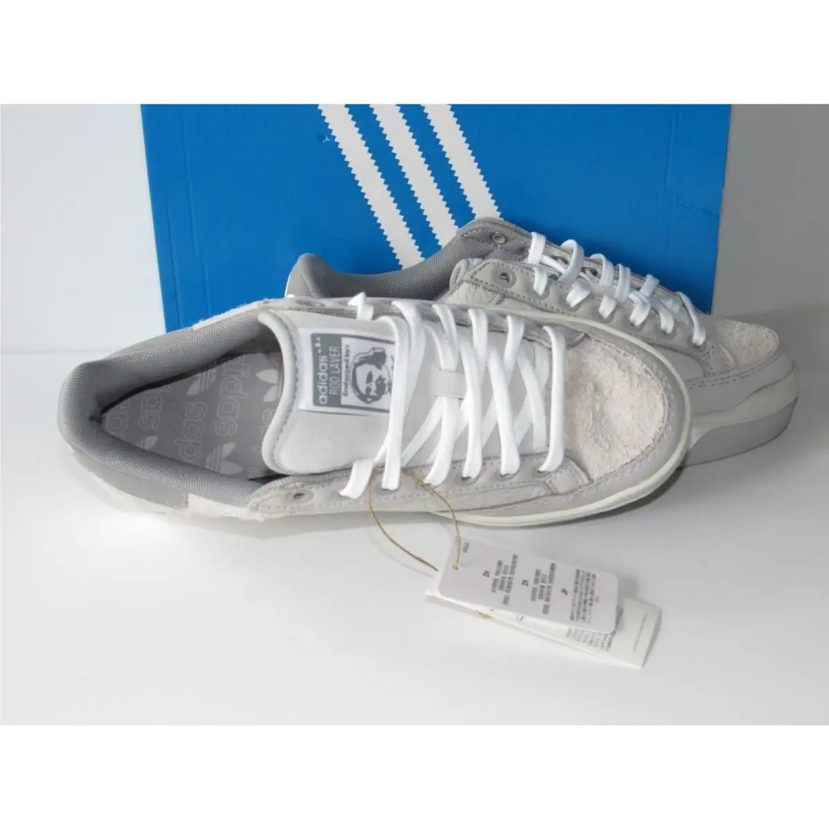 Adidas shoes - adidas Rod Laver - Rod Laver - H02189 - Gray (UPC: 191985512371) 12