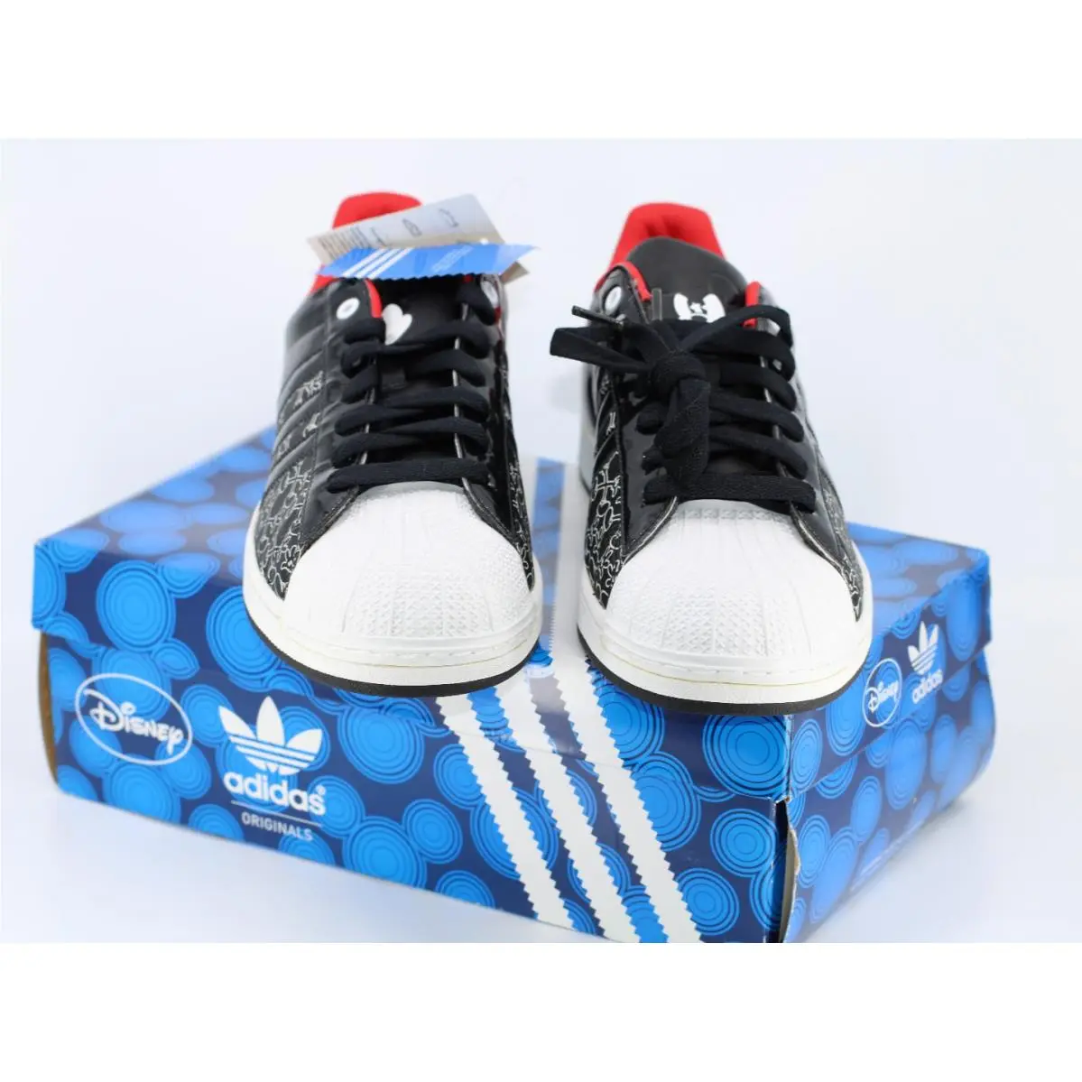 F0 Deadstock Adidas Originals Superstar II Mickey X Black1 Runwht G48969 Men 12