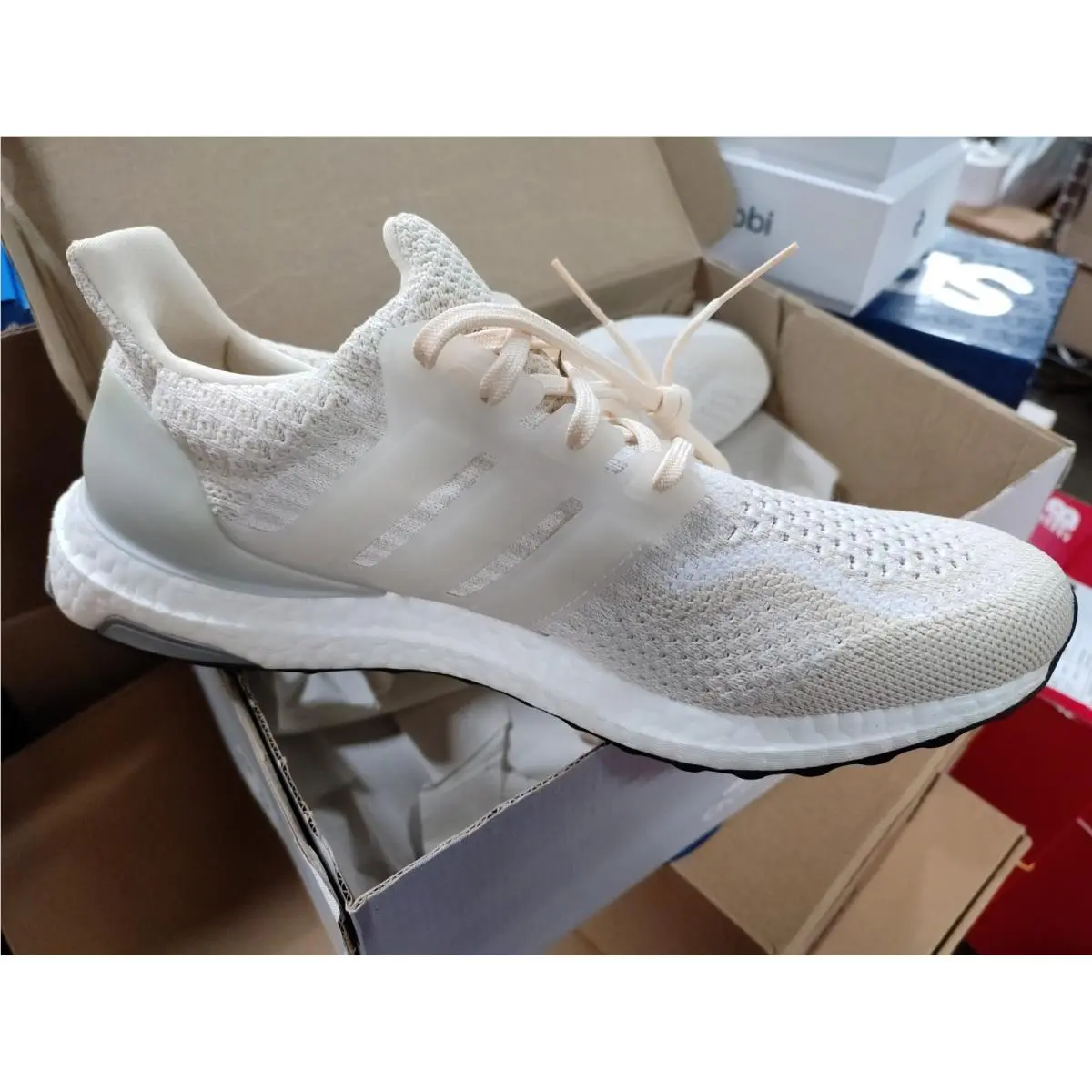 Adidas shoes - adidas UltraBoost 5.0 - UltraBoost - GZ0447 - Ecru Tint Turbo (UPC: 195734455742) 2