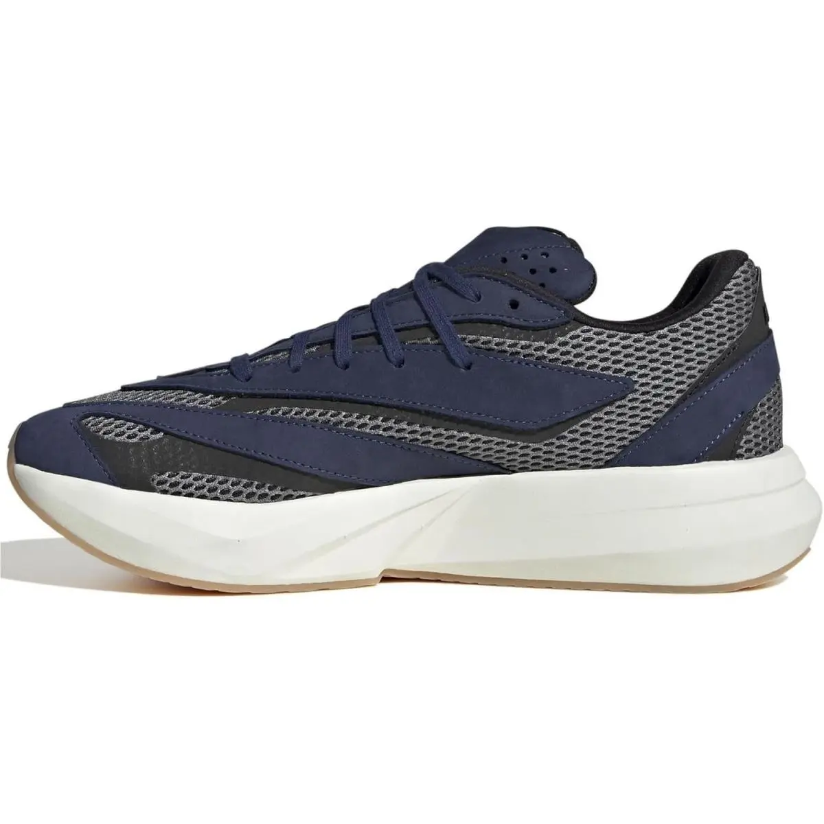 Adidas Men Lightblaze Blue and Gray with Yellow Gum Soles Shoes Size 9