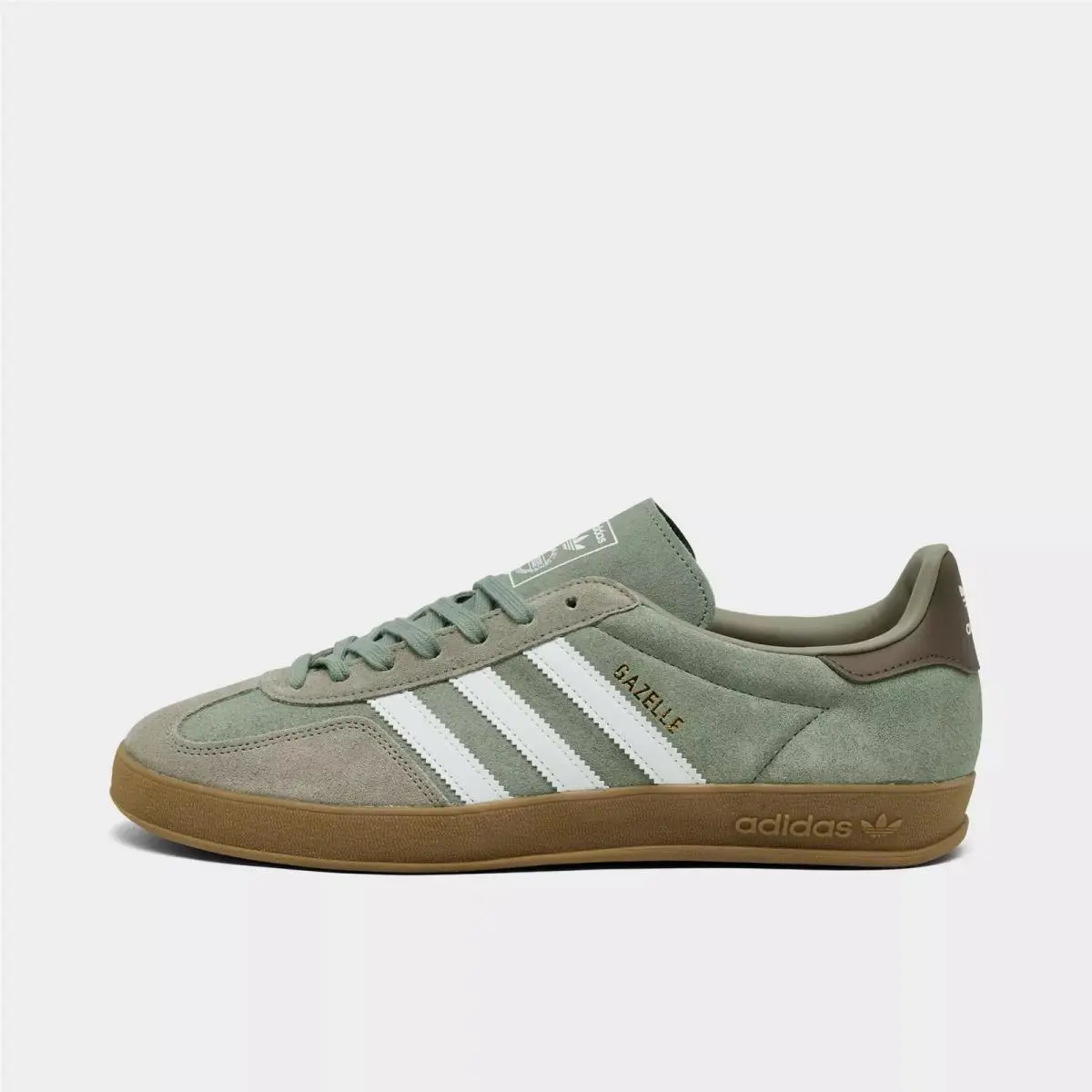 Adidas shoes - Adidas Original Gazelle Indoor - Original Gazelle Indoor - ShoesJI3526 - Silver Pebble/Silver Green/Cloud White 0