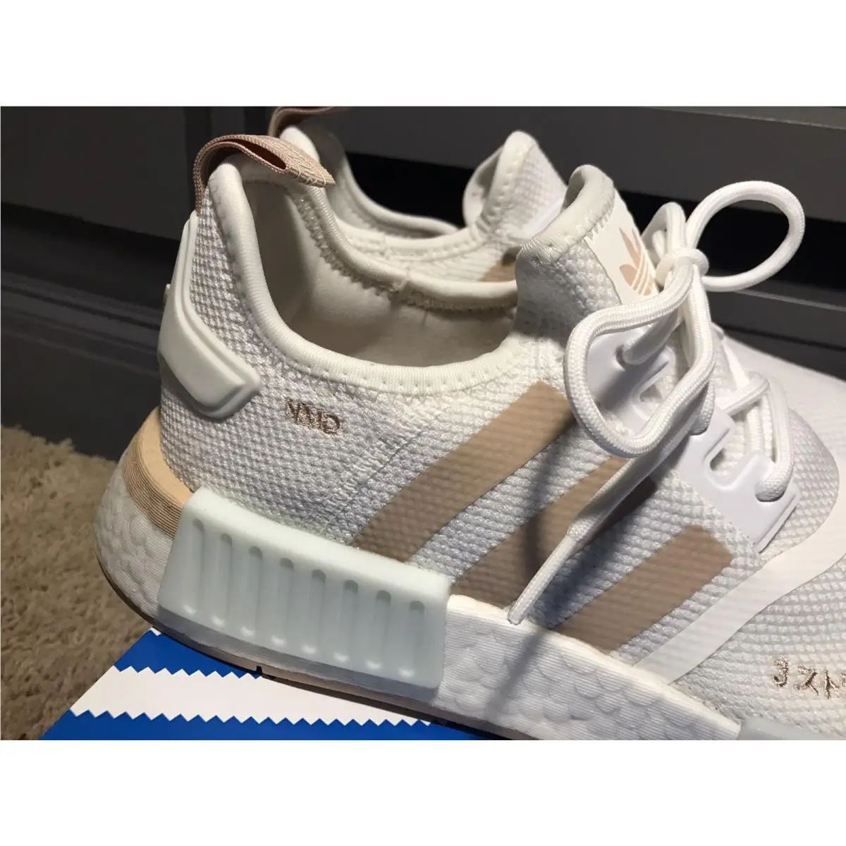 Adidas shoes - adidas NMD R1 - NMD - HQ2071 - Beige 9
