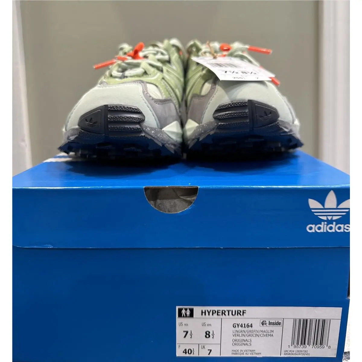 Adidas shoes - adidas Originals Hyperturf - Originals Hyperturf - GY4164 - Green (UPC: 0195739709598) 5