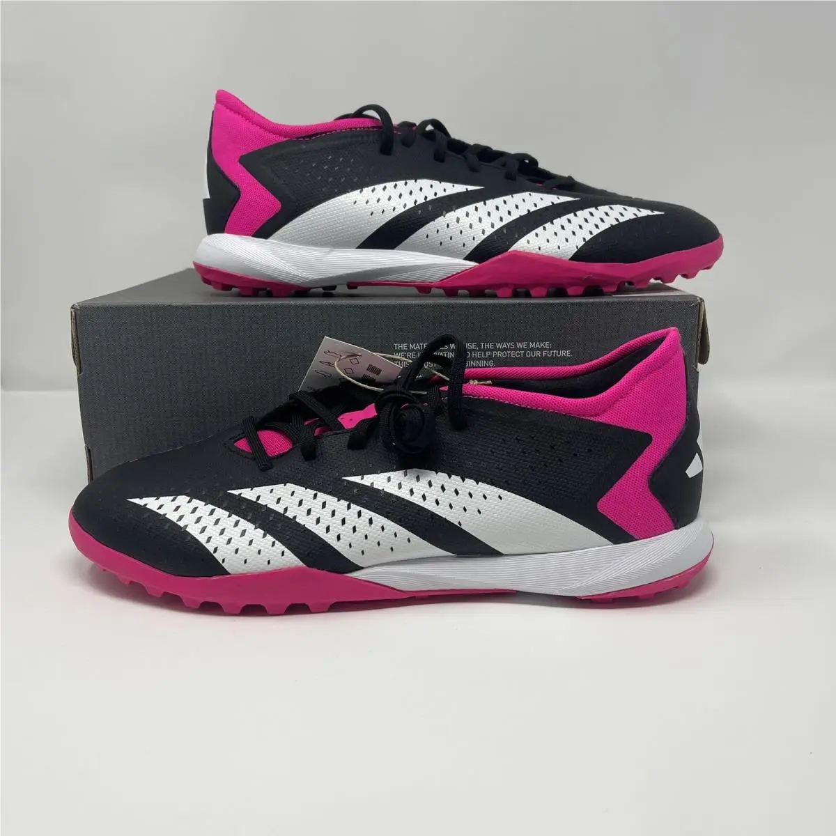Adidas Predator Accuracy.3 L TF Men`s Football Soccer Shoes Sports GW4640 Sz 11