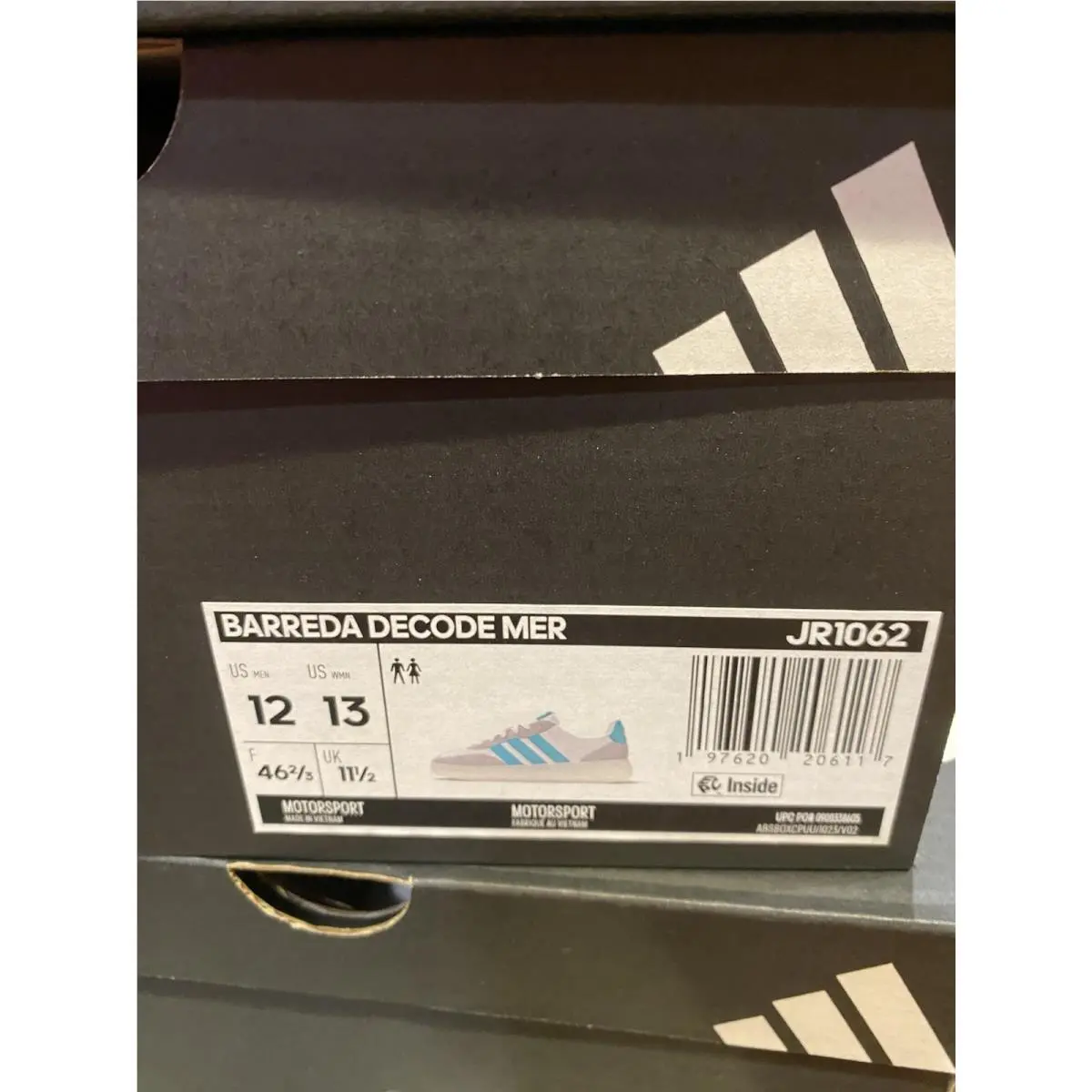 Adidas shoes - Cloud White/Semi Mint Rush 4