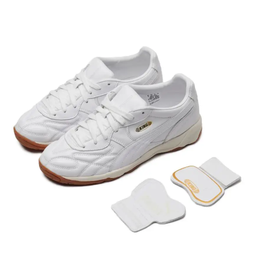 Men`s King Indoor Soccer White Frosted/ivory 401683-02 j by Puma