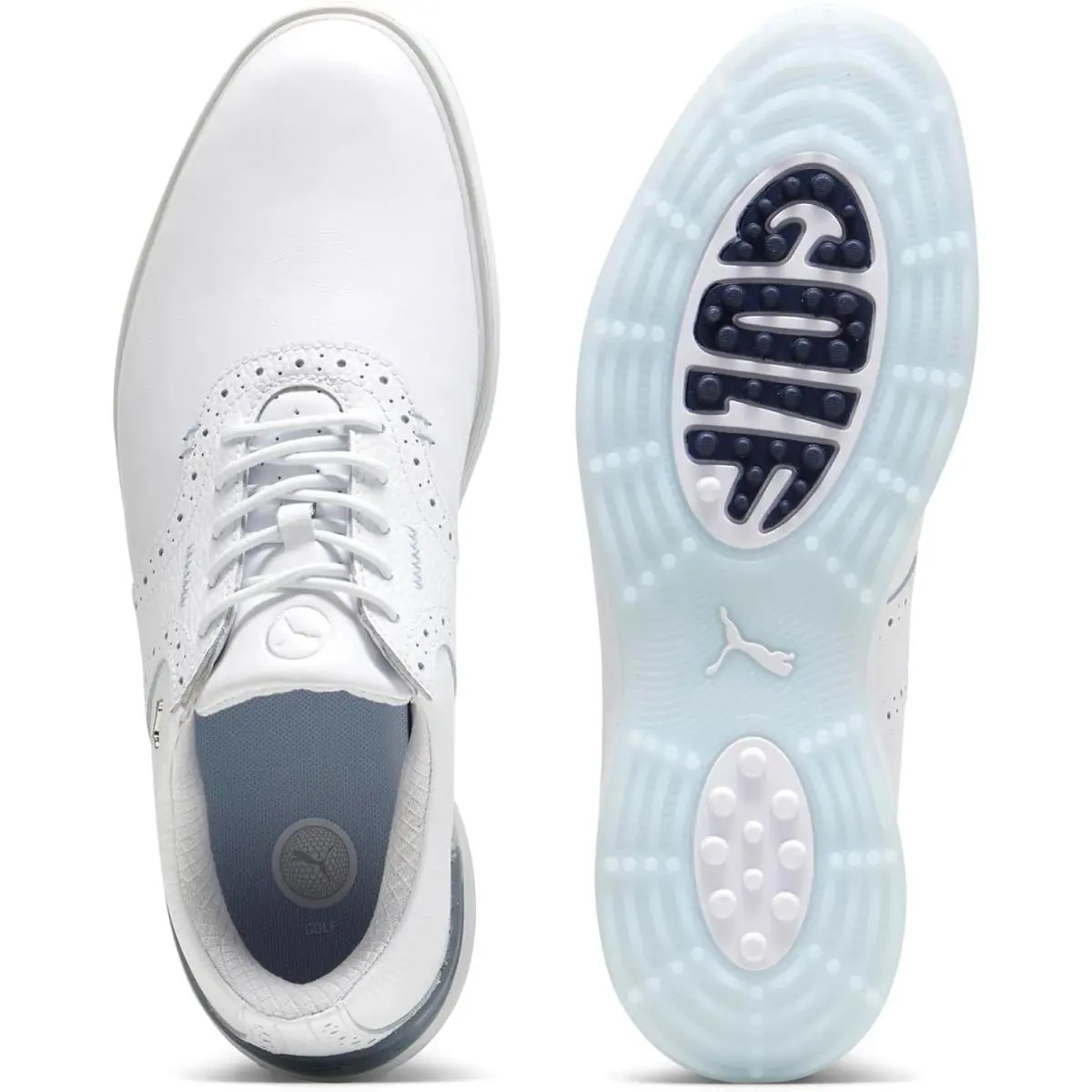 Puma shoes - Puma White-ash Gray-icy Blue 2