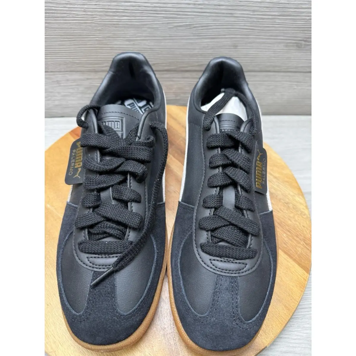 Puma shoes - Puma Palermo Lace Up - Palermo Lace - 39646401 - Black / Gray (UPC: 0196858704792) 2