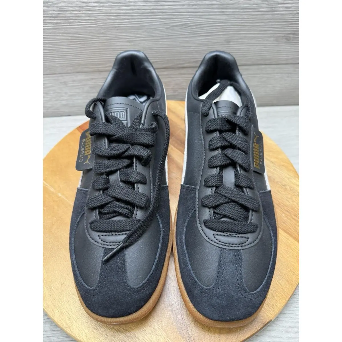 Puma shoes - Puma Palermo Lace Up - Palermo Lace - 39646401 - Black / Gray (UPC: 0196858704792) 3