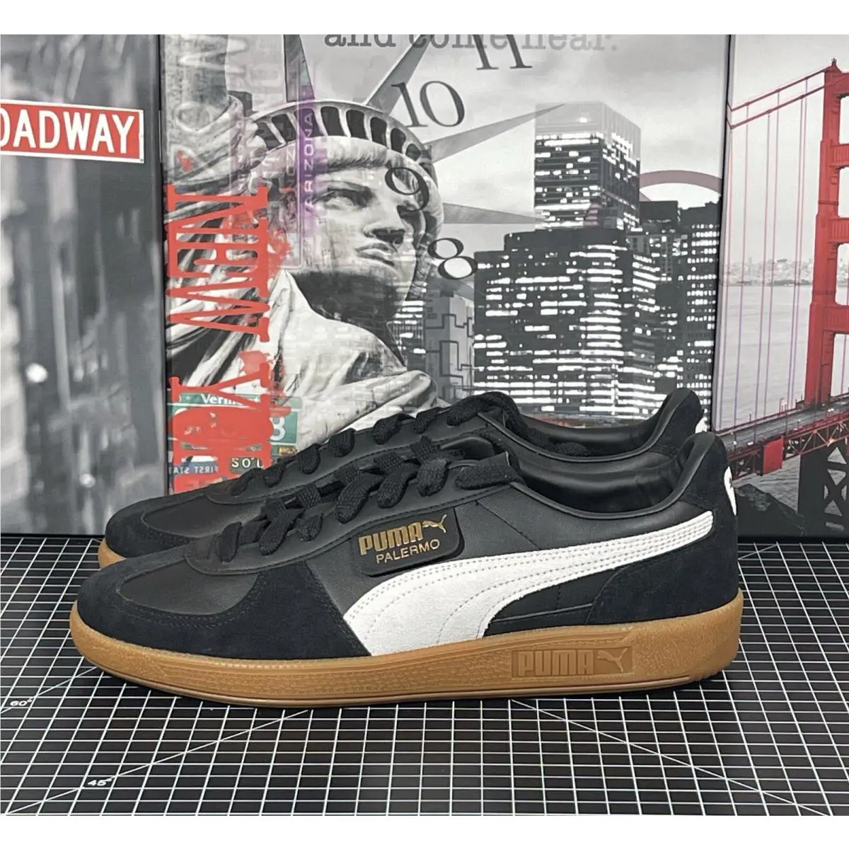 Puma shoes - Puma Palermo Lace Up - Palermo Lace - 39646401 - Black / Gray (UPC: 0196858704792) 3