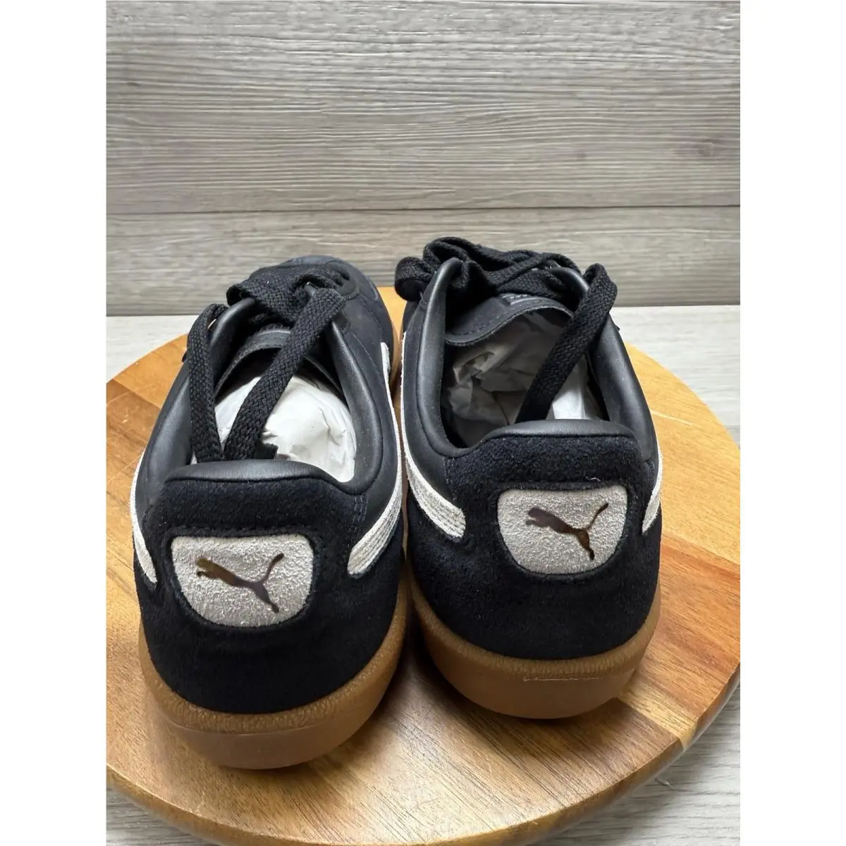 Puma shoes - Puma Palermo Lace Up - Palermo Lace - 39646401 - Black / Gray (UPC: 0196858704792) 4