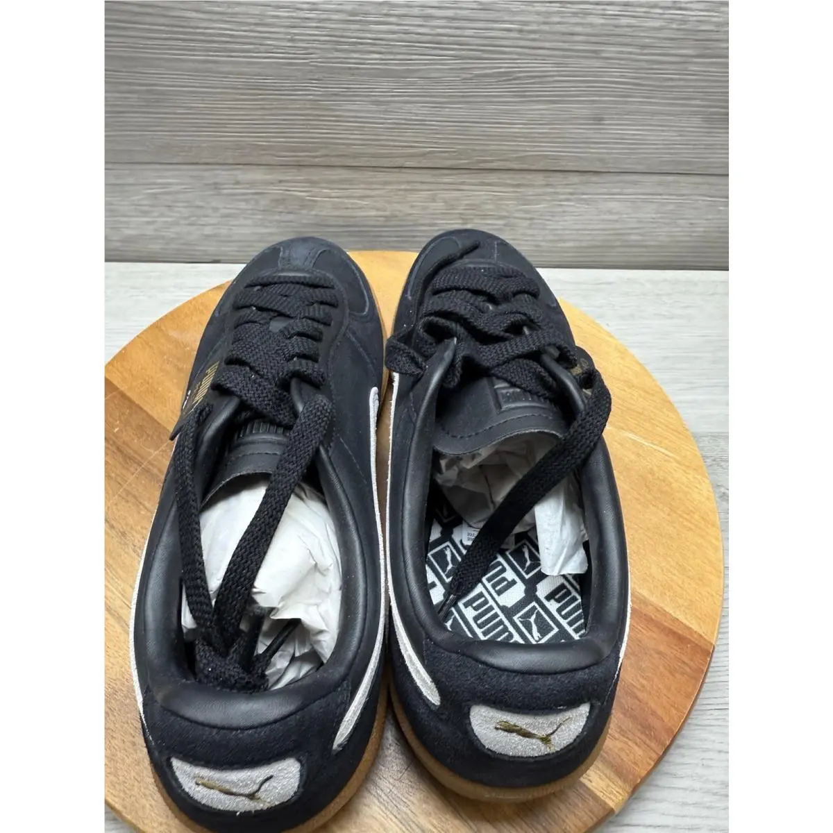 Puma shoes - Puma Palermo Lace Up - Palermo Lace - 39646401 - Black / Gray (UPC: 0196858704792) 5