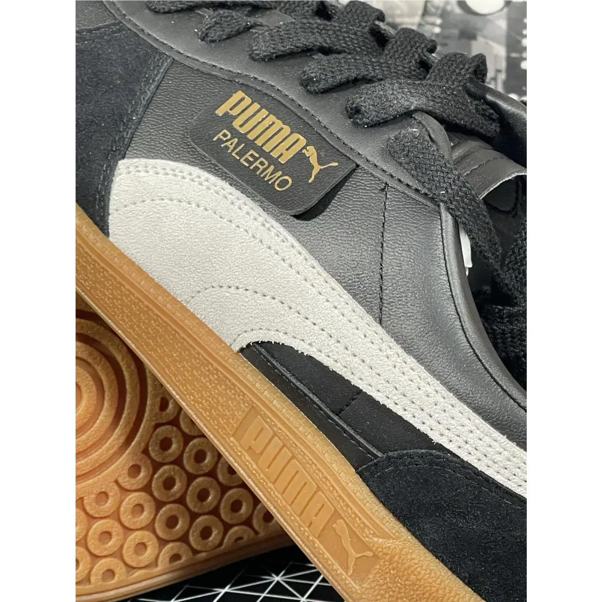 Puma shoes - Puma Palermo Lace Up - Palermo Lace - 39646401 - Black / Gray (UPC: 0196858704792) 9