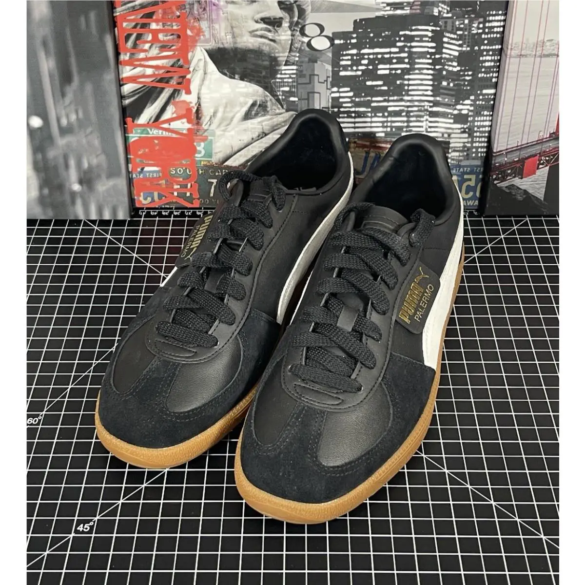 Puma shoes - Puma Palermo Lace Up - Palermo Lace - 39646401 - Black / Gray (UPC: 0196858704792) 10