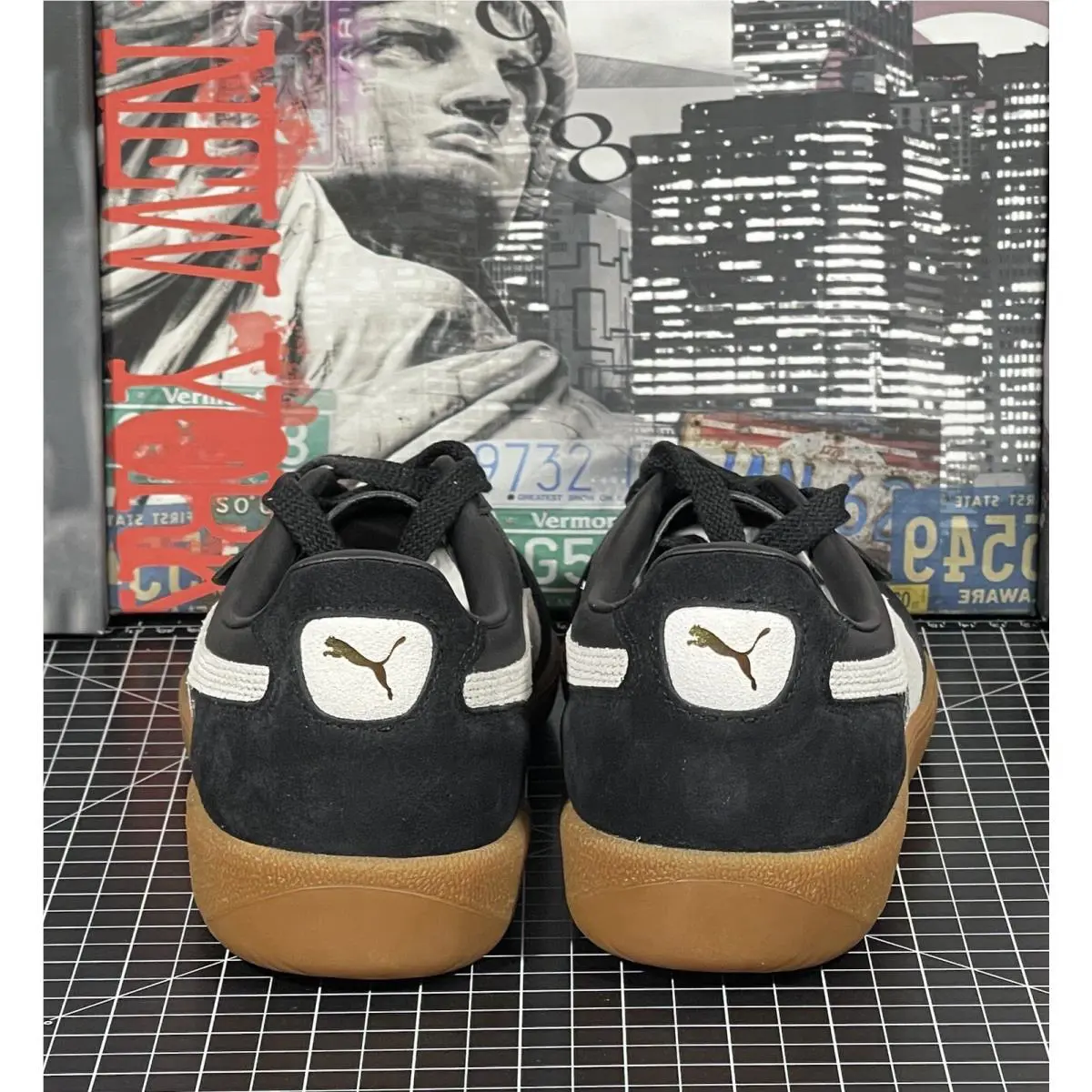 Puma shoes - Puma Palermo Lace Up - Palermo Lace - 39646401 - Black / Gray (UPC: 0196858704792) 4