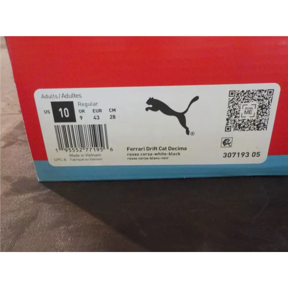 Puma shoes - Ferrari Drift Cat Decima - Ferrari Drift Cat Decima - 307193 05 - Red (UPC: 195552771956) 4