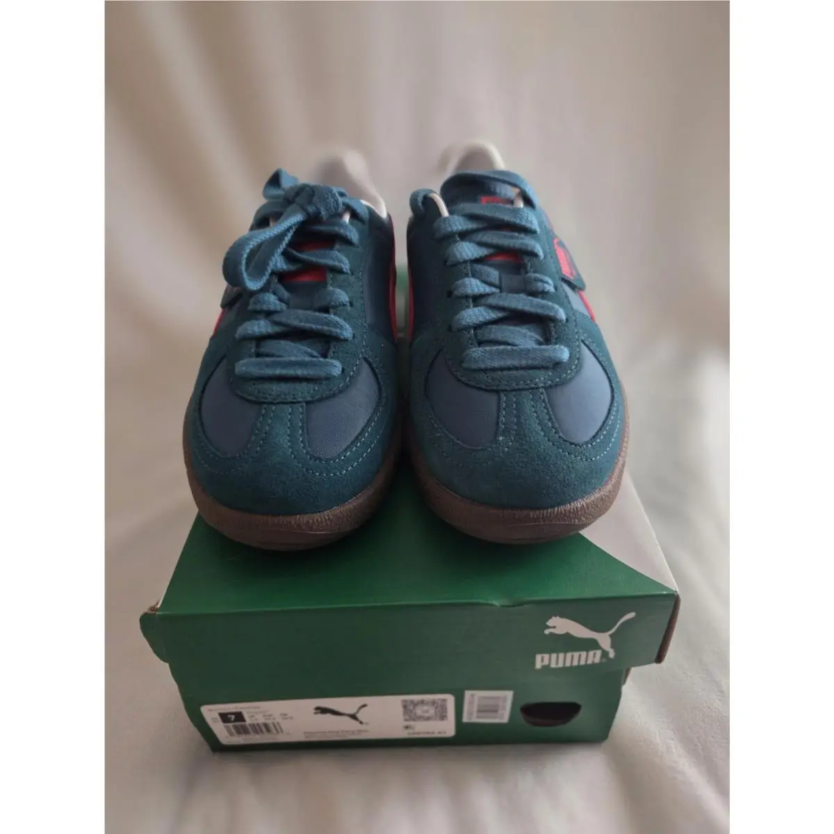 Puma shoes - PUMA Palermo Play Paris - Palermo Play Paris - 400754-01 - Green, Manufacturer: Green/Tart Cherry/White (UPC: 197672095950) 1