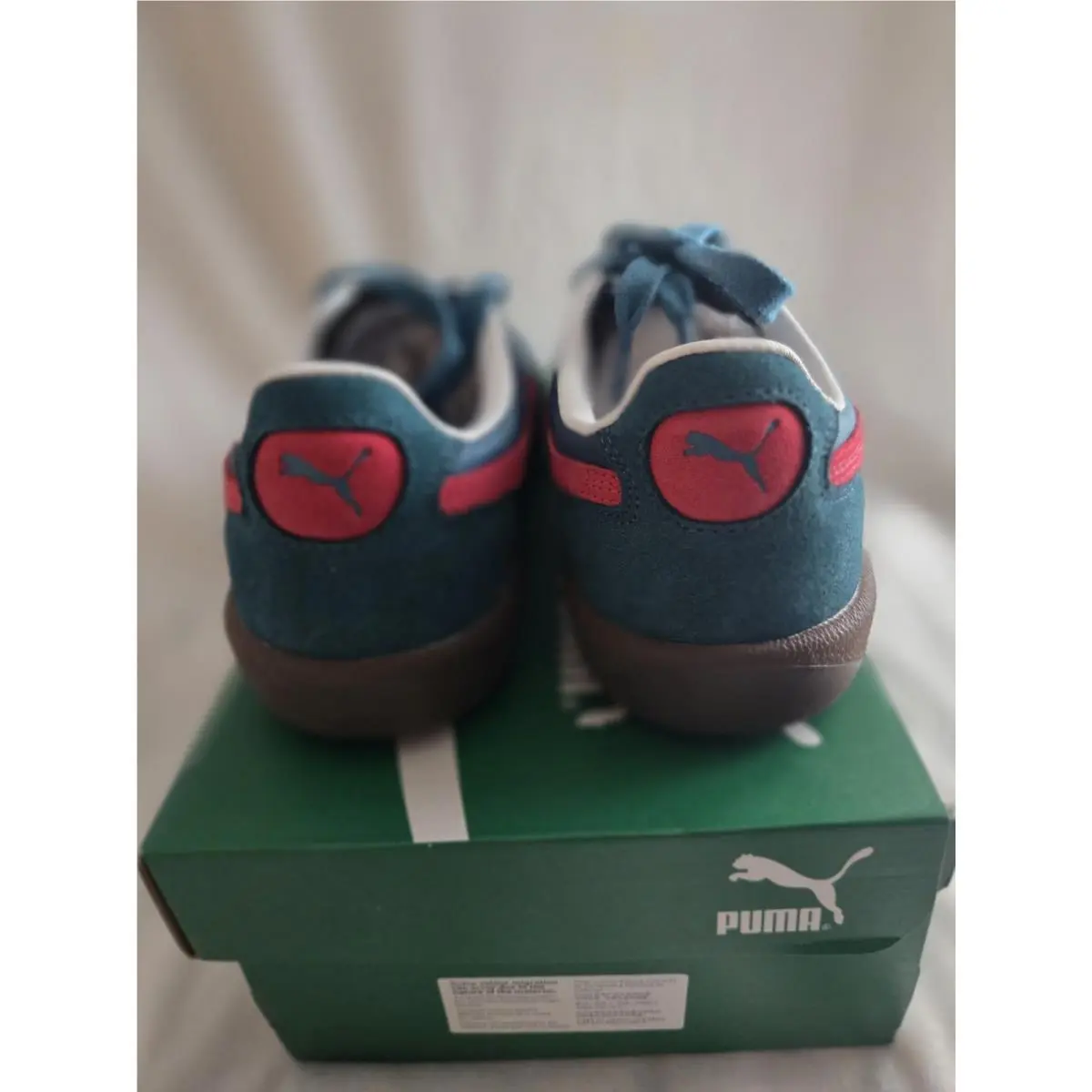Puma shoes - PUMA Palermo Play Paris - Palermo Play Paris - 400754-01 - Green, Manufacturer: Green/Tart Cherry/White (UPC: 197672095950) 3