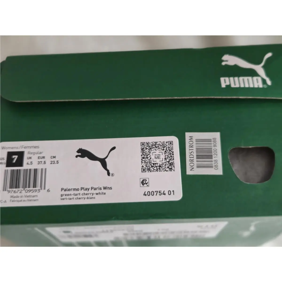 Puma shoes - PUMA Palermo Play Paris - Palermo Play Paris - 400754-01 - Green, Manufacturer: Green/Tart Cherry/White (UPC: 197672095950) 4