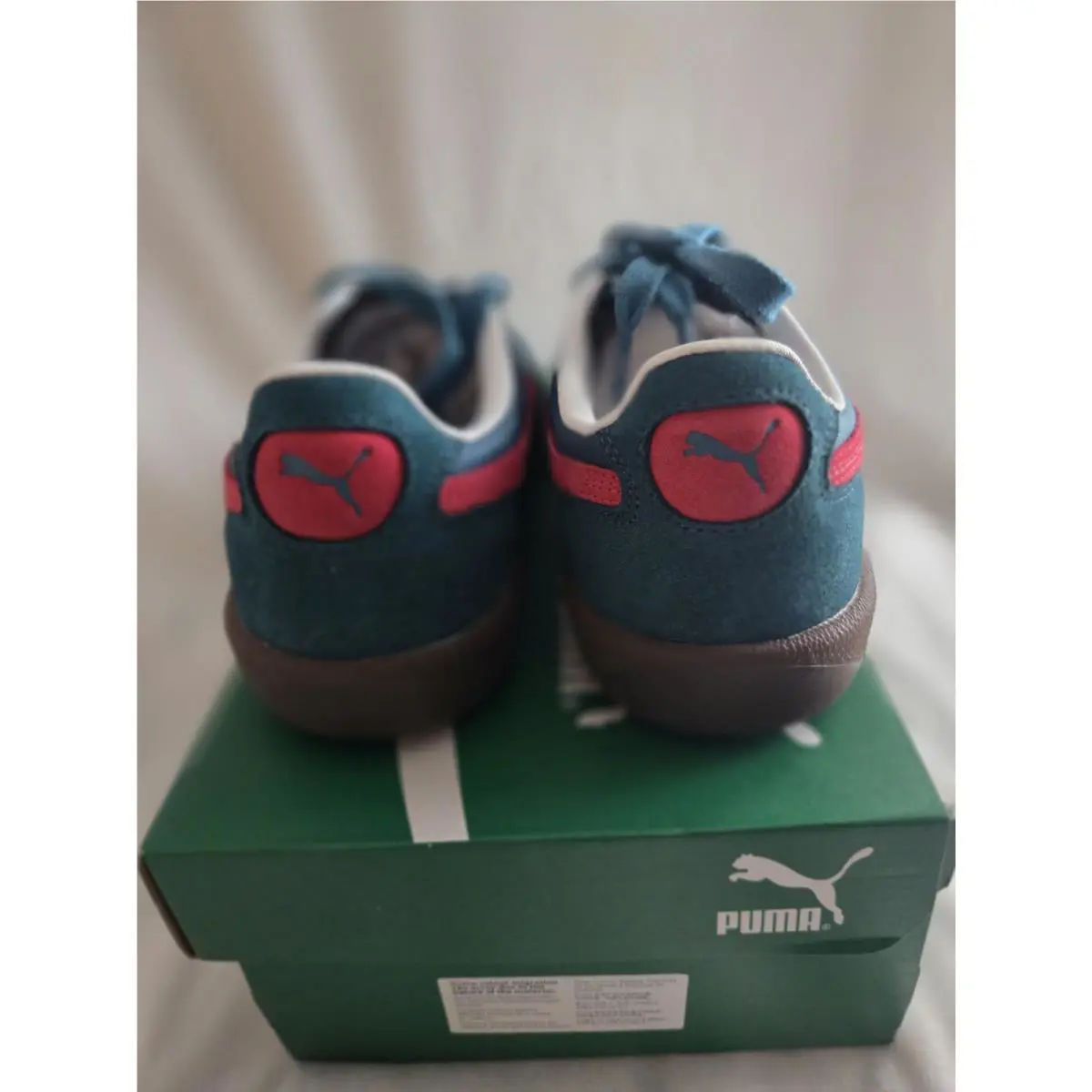 Puma shoes - PUMA Palermo Play Paris - Palermo Play Paris - 400754-01 - Green, Manufacturer: Green/Tart Cherry/White (UPC: 197672095950) 3