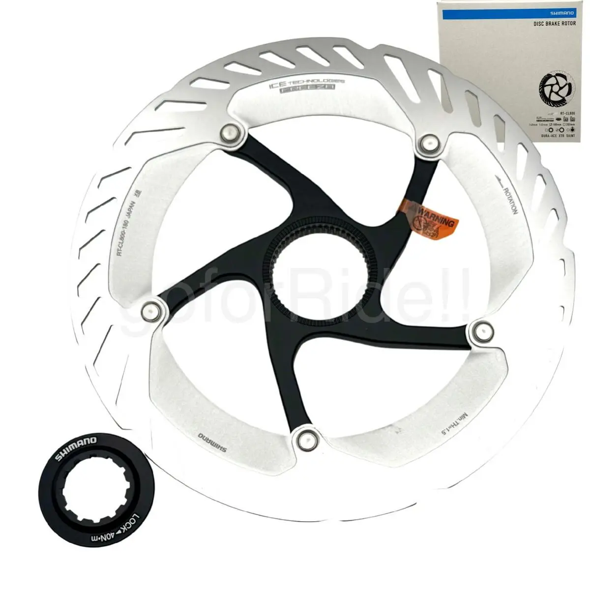 Center Lock Disc Rotor 180mm Shimano RT-CL800 Grx Ice Tech Freeza W/lockring